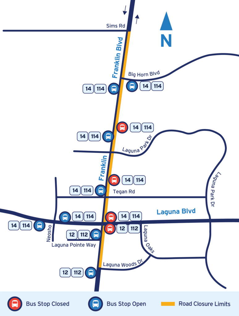 Elk Grove Franklin Blvd closure map (2) (1)