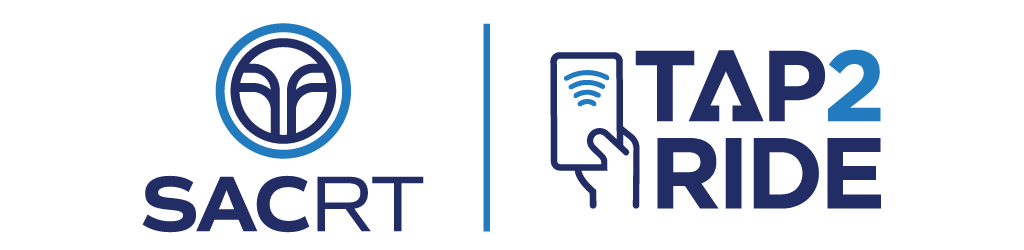 SacRT Tap2Ride logo