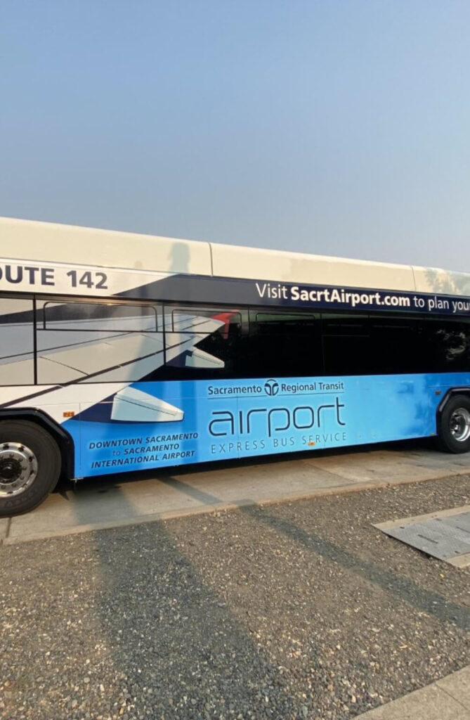 SacRT Airport Bus